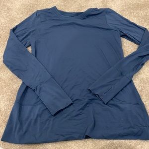 lululemon blue/grey long sleeve